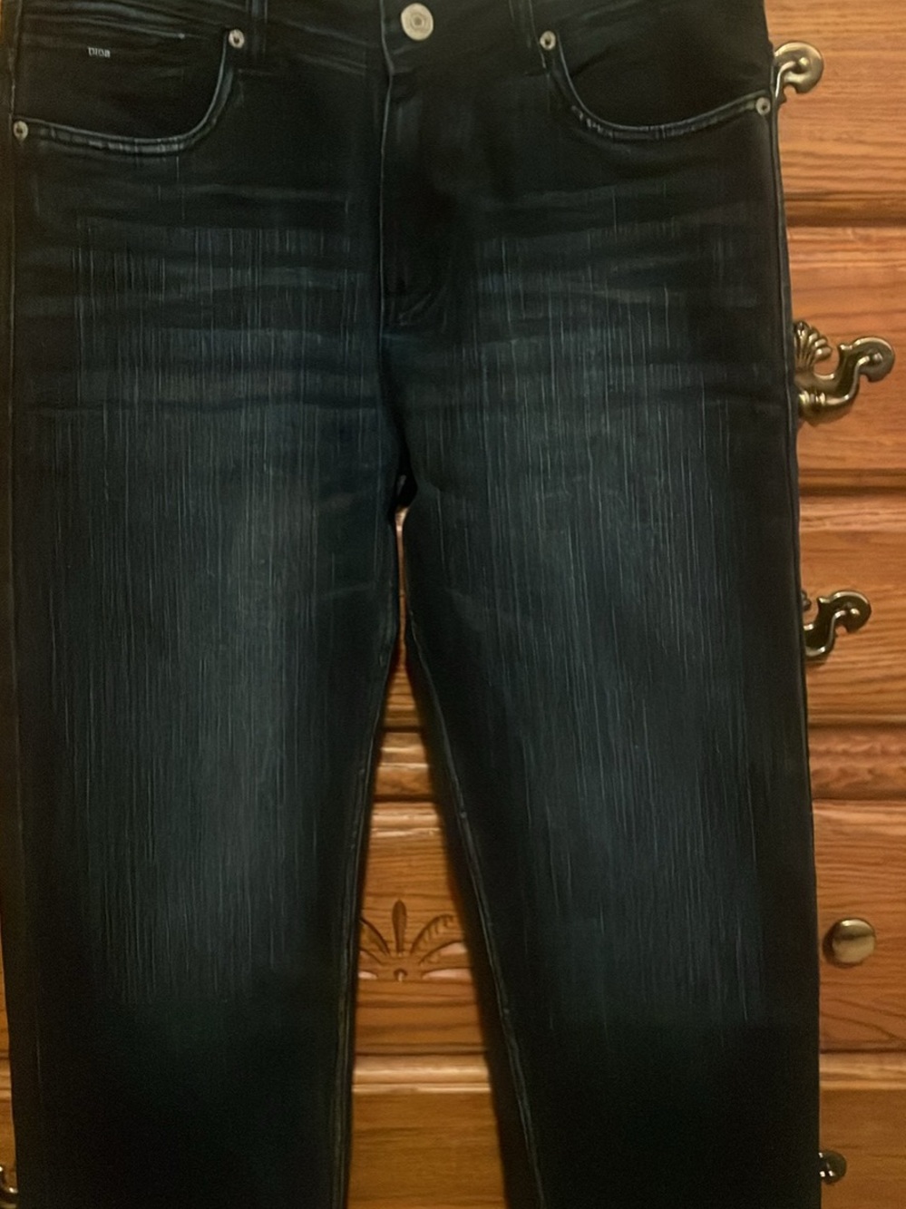 Dior Men's Slim Straight Jeans in Washed Black